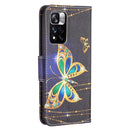 For Xiaomi Redmi Note 11 Pro / 11 Pro+ Colored Drawing Leather Phone Case(Big Butterfly)