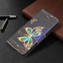 For Xiaomi Redmi Note 11 Pro / 11 Pro+ Colored Drawing Leather Phone Case(Big Butterfly)
