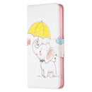 For Xiaomi Redmi Note 11 Pro / 11 Pro+ Colored Drawing Leather Phone Case(Umbrella Elephant)