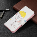 For Xiaomi Redmi Note 11 Pro / 11 Pro+ Colored Drawing Leather Phone Case(Umbrella Elephant)