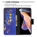 For Xiaomi Redmi Note 11 Pro / 11 Pro+ Colored Drawing Leather Phone Case(Purple Butterfly)