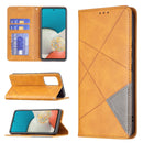 For Samsung Galaxy A53 5G Prismatic Invisible Magnetic Leather Phone Case(Yellow)
