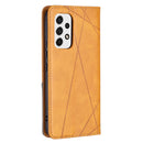 For Samsung Galaxy A53 5G Prismatic Invisible Magnetic Leather Phone Case(Yellow)
