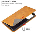 For Samsung Galaxy A53 5G Prismatic Invisible Magnetic Leather Phone Case(Yellow)