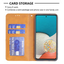 For Samsung Galaxy A53 5G Prismatic Invisible Magnetic Leather Phone Case(Yellow)