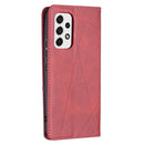 For Samsung Galaxy A53 5G Prismatic Invisible Magnetic Leather Phone Case(Red)