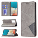 For Samsung Galaxy A53 5G Prismatic Invisible Magnetic Leather Phone Case(Grey)