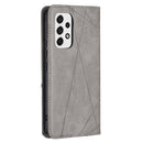 For Samsung Galaxy A53 5G Prismatic Invisible Magnetic Leather Phone Case(Grey)