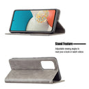 For Samsung Galaxy A53 5G Prismatic Invisible Magnetic Leather Phone Case(Grey)