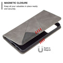 For Samsung Galaxy A53 5G Prismatic Invisible Magnetic Leather Phone Case(Grey)