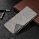 For Samsung Galaxy A53 5G Prismatic Invisible Magnetic Leather Phone Case(Grey)