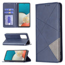 For Samsung Galaxy A53 5G Prismatic Invisible Magnetic Leather Phone Case(Blue)