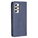 For Samsung Galaxy A53 5G Prismatic Invisible Magnetic Leather Phone Case(Blue)