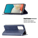 For Samsung Galaxy A53 5G Prismatic Invisible Magnetic Leather Phone Case(Blue)