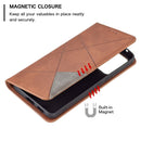 For Samsung Galaxy A53 5G Prismatic Invisible Magnetic Leather Phone Case(Brown)