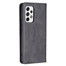 For Samsung Galaxy A53 5G Prismatic Invisible Magnetic Leather Phone Case(Black)
