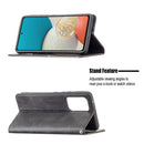 For Samsung Galaxy A53 5G Prismatic Invisible Magnetic Leather Phone Case(Black)