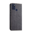 For Motorola Moto G60S Magnetic Dual-fold Leather Phone Case(Black)