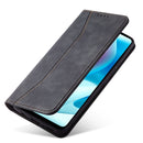 For Motorola Moto G60S Magnetic Dual-fold Leather Phone Case(Black)
