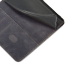 For Motorola Moto G60S Magnetic Dual-fold Leather Phone Case(Black)