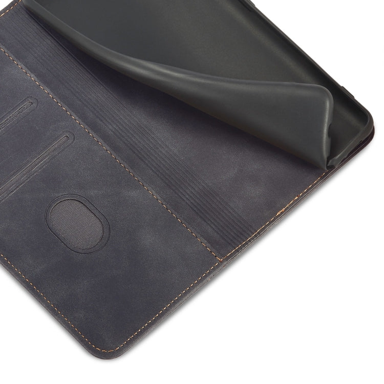 For Motorola Moto G60S Magnetic Dual-fold Leather Phone Case(Black)