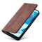 For Motorola Moto G60S Magnetic Dual-fold Leather Phone Case(Coffee)