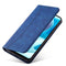 For Motorola Moto G60S Magnetic Dual-fold Leather Phone Case(Blue)