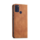 For Motorola Moto G60S Magnetic Dual-fold Leather Phone Case(Brown)