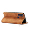 For Motorola Moto G60S Magnetic Dual-fold Leather Phone Case(Brown)