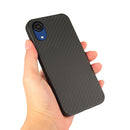 For Samsung Galaxy A03 Core Carbon Fiber Skin Phone Case(Black)