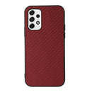For Samsung Galaxy A53 5G Carbon Fiber Skin Phone Case(Red)