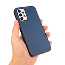 For Samsung Galaxy A53 5G Carbon Fiber Skin Phone Case(Blue)