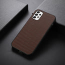 For Samsung Galaxy A53 5G Carbon Fiber Skin Phone Case(Brown)