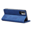 For Xiaomi Redmi Note 10 5G Magnetic Dual-fold Leather Phone Case(Blue)