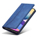 For Xiaomi Redmi Note 10 5G Magnetic Dual-fold Leather Phone Case(Blue)