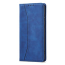 For Xiaomi Mi 11T / Mi 11T Pro Magnetic Dual-fold Leather Phone Case(Blue)