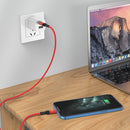 Borofone BU30 1.2m PD 20W Type-C to 8 Pin Smart Power-off Charging Data Cable(Black)