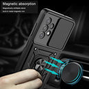 For Samsung Galaxy A33 5G Sliding Camera Design TPU + PC Phone Case(Silver)