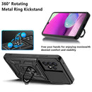 For Samsung Galaxy A33 5G Sliding Camera Design TPU + PC Phone Case(Red)