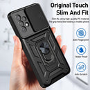 For Samsung Galaxy A33 5G Sliding Camera Design TPU + PC Phone Case(Red)