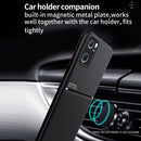 For OPPO Reno7 5G Classic Tilt Magnetic PC + TPU Phone Case(Dark Green)