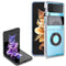 For Samsung Galaxy Z Flip3 5G Sliding Camera Design TPU Phone Case with Ring Holder(Black)