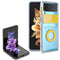 For Samsung Galaxy Z Flip3 5G Sliding Camera Design TPU Phone Case with Ring Holder(Yellow)
