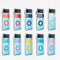 For Samsung Galaxy Z Flip3 5G Sliding Camera Design TPU Phone Case with Ring Holder(Blue)