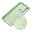 For Motorola G8 Play / One Macro Solid Color Liquid Silicone Shockproof Coverage Case(Green)