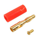 A6546 20 in 1 Car Red and Black Cover Gold-plated 4mm Banana Head Audio Plug
