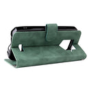 For Oukitel WP15 5G Solid Color Skin Feel Magnetic Buckle Leather Phone Case(Green)