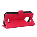 For Oukitel WP15 5G Solid Color Skin Feel Magnetic Buckle Leather Phone Case(Rose Red)