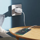Borofone BN5 Single QC3.0 USB Charger with USB to Type-C Cable, EU Plug(White)