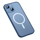 MagSafe Matte Phone Case For iPhone 13(Dark Blue)
